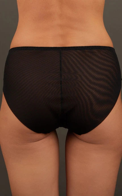 Mid-waist Burgundy Cullote Panty image 1