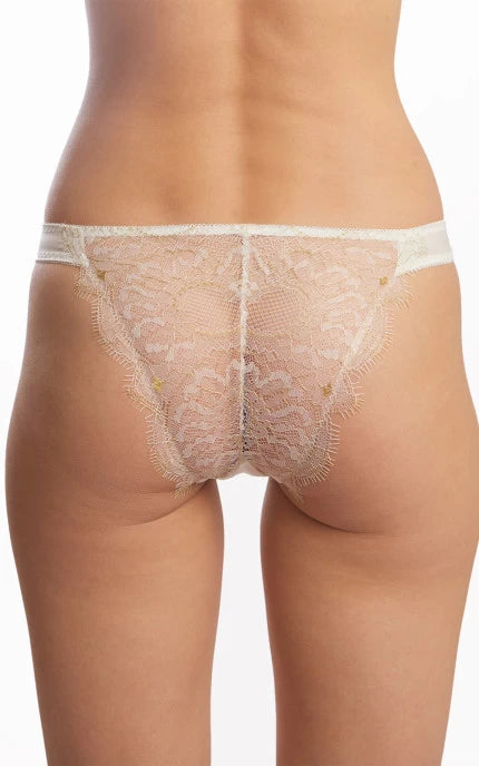 Floral Lace Mid-waist Tanga Panty image 1
