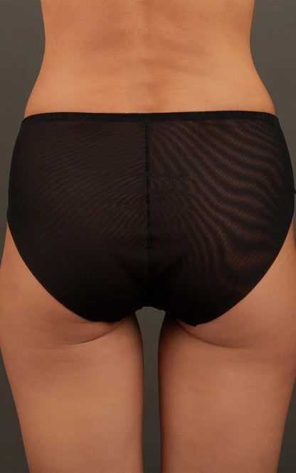 Mid-waist Burgundy Cullote Panty image 1